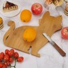 FINGERINSPIRE Cat Shaped Charcuterie Board 11x11.3x0.59inch Cat Wood Cutting Board