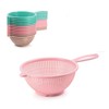 Plastic Colander Food Sieve Strainer Basket for Food Washing Draining
