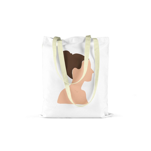 Bonamaison Printed Tote Bag, Reusable Grocery Bag, Shopping Bag, Machine