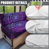 Mintulipy Purple Mandala RV Dinette Cushion Covers, Stretch Rv Seat