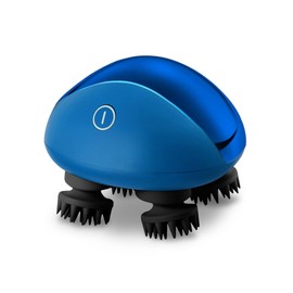 Breo Portable Mini Scalp Massager, IPX7 Waterproof Wireless Massager Octopus Head, for Scalp Stress Relief (Blue - Magnetic)