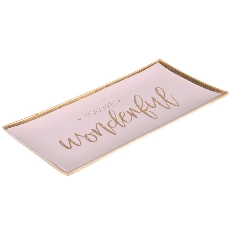 Gift Company Love Plates, glass plate, L, you are wonderful,