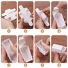 100 Pcs Plain Card Craft Matchboxes, White Matchbox 5x3x2.5 cm