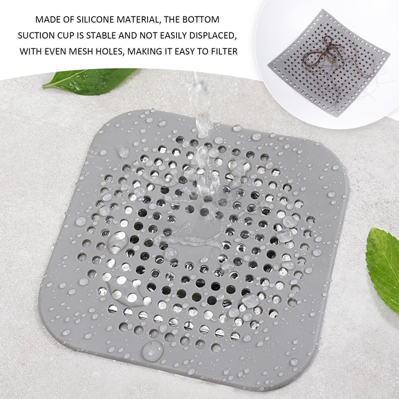 6 Pieces Floor Drain Net, Square Filter Net, Sink Anti-Clogging