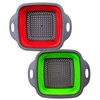 Brandobay Easy Storage Folding Kitchen Strainer - Collapsible Colander -