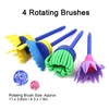 36Pcs Graffiti Tool Roller Sponge Brush Kit Stamps Antifouling Clothes