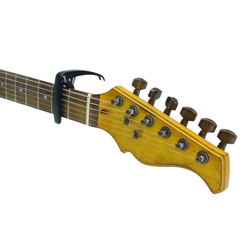 keepdrum Capo Capo for Acoustic Guitar and Electric Guitar Black