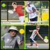 LUCYLANKER - Bolas de pickleball para exteriores, 40 agujeros para