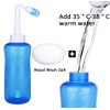 500ml Botella de lavado.Sobres de enjuague nasal. (500ml Botella (azul))