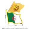 Algeria Flag Lapel Pin - Enamel Metal National Badge |