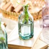 Coastal Style Small Decor Nordic Minimalist Glass Vase,Retro Green Set