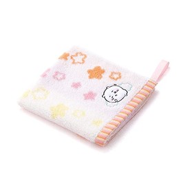 Chiikawa 41-1101070 Popstar Wash Towel, Orange, Pile, Cute, Approx. 13.4 x 13.8 inches (34 x 35 cm)