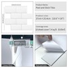 DEWOO 10 Thick White Subway Tile Peel and Stick Backsplash