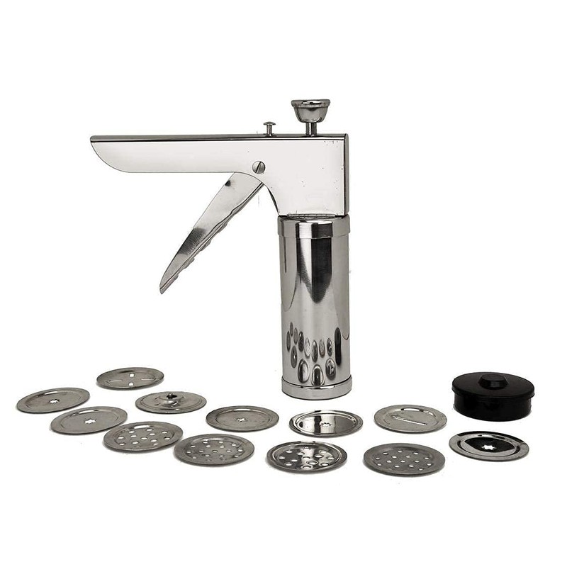 SHRIYA Stainless Steel Kitchen Press Sev Chakli Murukku Gathiya Sevaiya