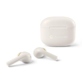Motorola Moto Buds 065 - Audifonos Inalambricos Bluetooth con Cancelación de Ruido y 17H de Bateria, Control Táctil en Ambos Auriculares, IPX4 Resistente al Agua-Polvo, Google Assist Fast Pair