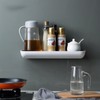 Wall Mounted Storage Rack Ventilated Strong Bearing Modern Srorage Shelf