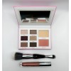 mally Eye&cheek pallette +make up brush + lipstick +mally cosmetic