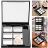 Healifty Empty Lipstick Palette Pan 6-grid Magnetic Eyeshadow Palette Boxes