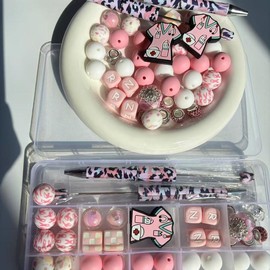 Claim On Live - Silicone Focal Silicone Bead beadable pen box kits:_50