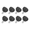 uxcell 8Pcs M6 x 16mm Knurled Clamping Knob, 304 Stainless