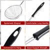 9 Pcs Stainless Steel Hot Pot Strainer Spoons, 8cm Small