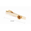 Jonwo Rose Flower 5.7 cm Tie Clips for Men in