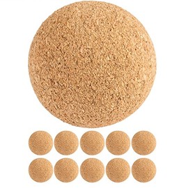 TUNIRO Pack of 10 Cork Football Balls, Diameter 35 mm, Table Football