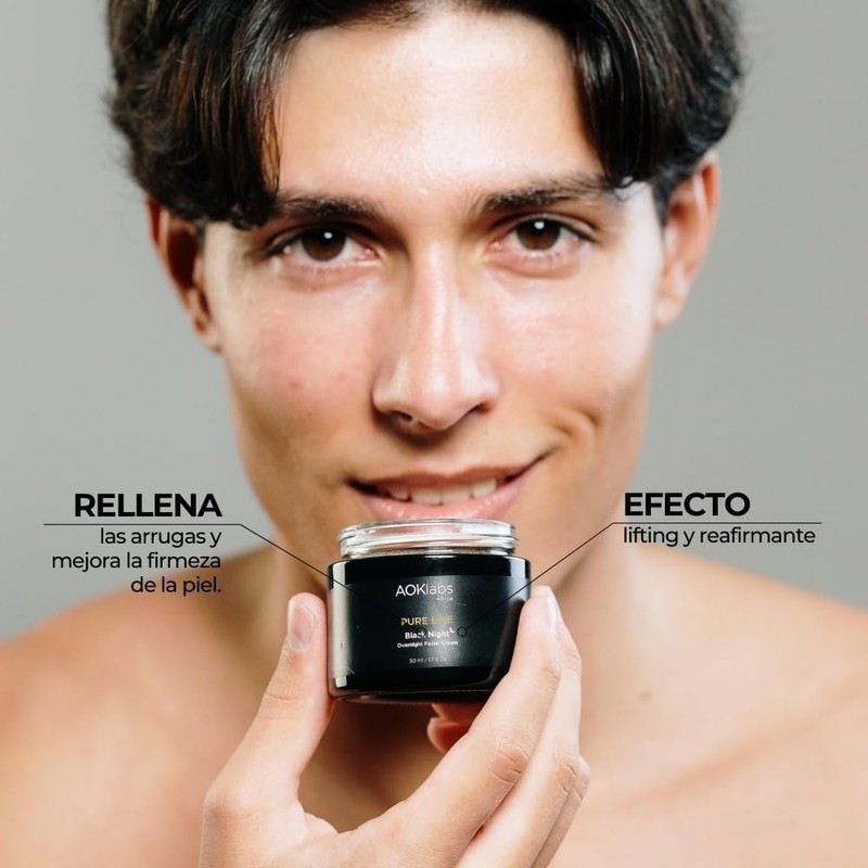 Aoklabs - Black Night Night Face Cream with Anti-Ageing and