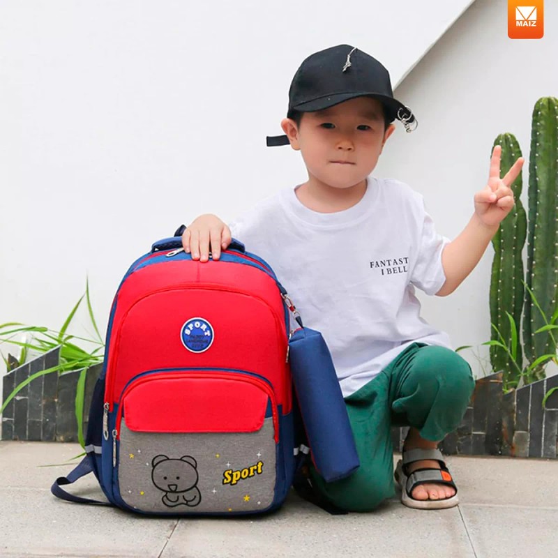 Maíz Mochila Escolar Lapicera Estudiante Viaje Infantil Kawaii