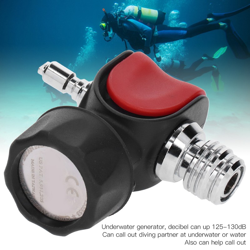 Diving Buzzer Universal Underwater Signal Acoustic Generator Stainless Steel Sounder