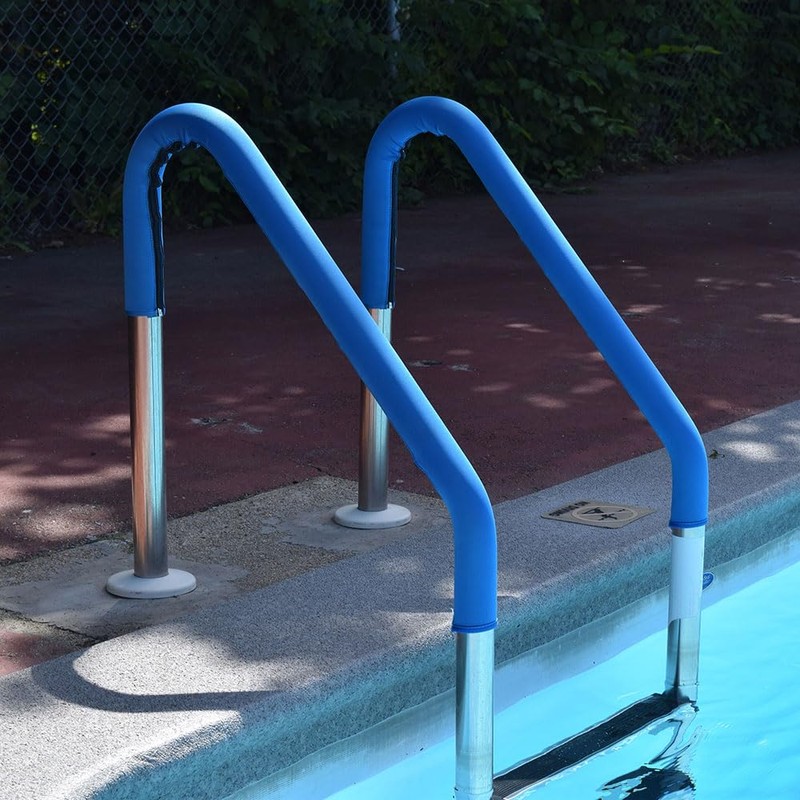 6 Foot Pool Rail Grip Cover (Navy Blue)