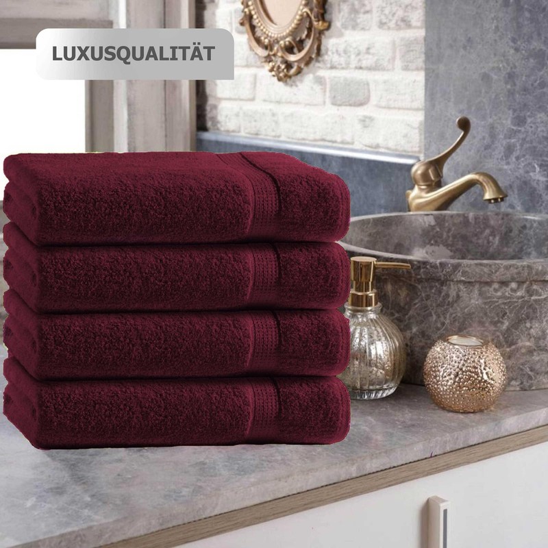 Class 4 Piece Terry Towel Set | Pack of 4