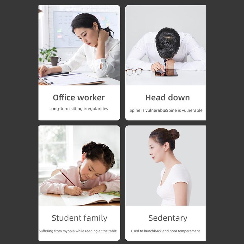 Posture Corrector with Smart Sensor Vibration Reminder Back Posture Trainer