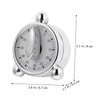 Vaguelly Small Kitchen Timer Creative Mechanical Countdown Clock with Alarm