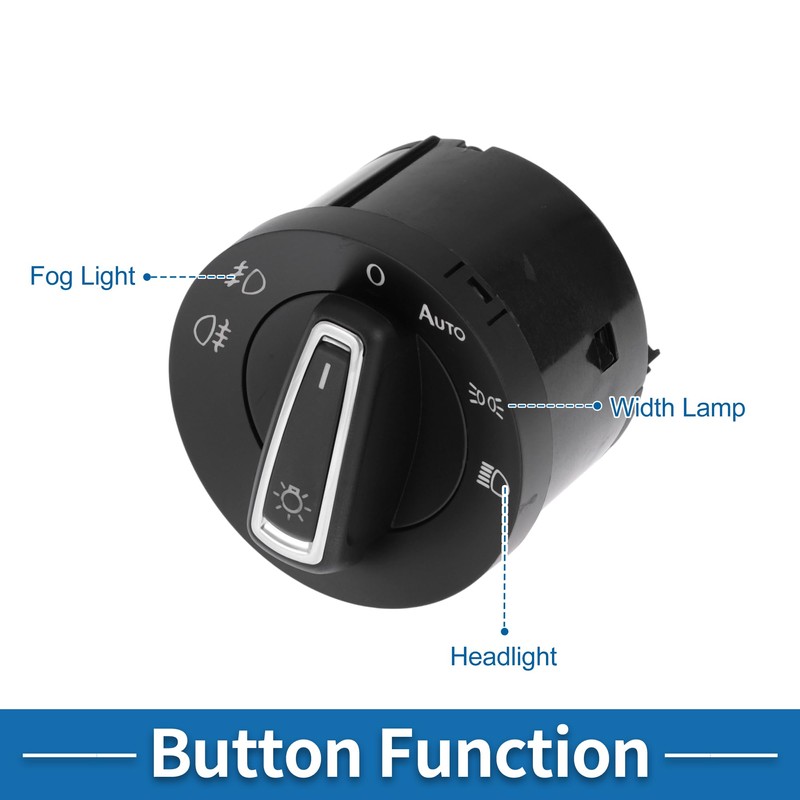 A ABSOPRO Headlight Switch for VW Golf 2012-2021 for VW