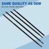 JDMON 4PCS Door Window Moulding Weatherstrip Compatible with Pontiac G8