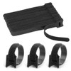 100Pcs Reusable Cable Ties - Adjustable Cable Straps, Black Hook