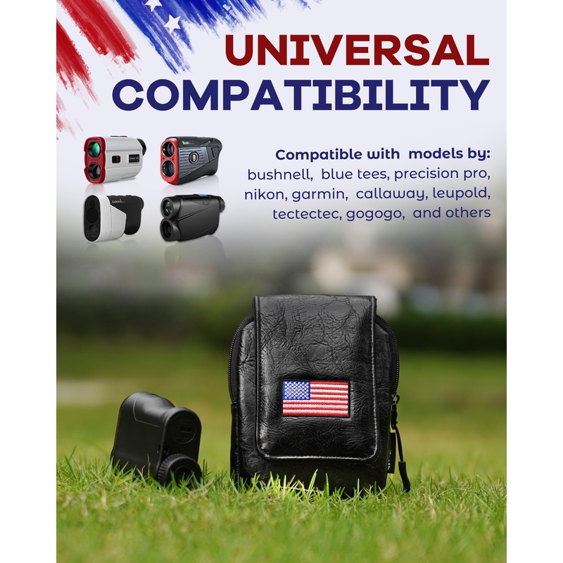 BIG TEETH Golf Rangefinder Hard Shell Case Compatible for Bushnell/Callaway/Tectectec,Universal
