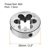 TA-VIGOR 1pc M24 x 1.5 Metric Adjustable Threading Die, Alloy
