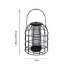 Iron Cage Bird Feeder Metal Bird Food Dispenser Hanging Feeding