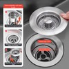 Sink Strainer Kitchen Sink and Sink Plug, 3-in-1 Pop-Up Stainless