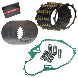 BIGLKNM Clutch Kit Friction Plates & Cover Gasket Compatible for Yamaha Raptor 700 700R YFM700 YFM700R 2006 2007 2008-2021