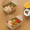50 Pack 30 oz Take Out Food Containers Microwaveable Kraft