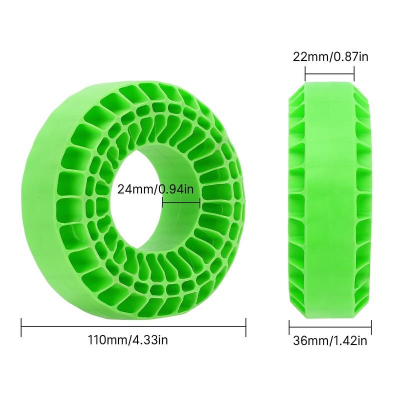 INJORA Silicone Rubber Insert for 118-122mm 4.75" OD 1.9" Tire,