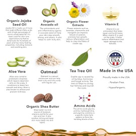 Bella B Bundle - Cradle Cap Shampoo 8 oz and Bubble Bath 8 oz