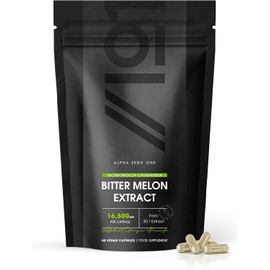 Bitter Melon Extract 16,500mg (Karela) – 60 Vegan Capsules - High Strength 30:1 Extract Supplement (2 Months Supply) - by Alpha01