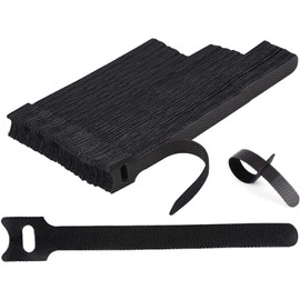 Honyear Reusable Cable Ties in 3 Different Lengths - 190 mm/160 mm/140 mm, Pack of 100