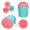trendfinding Canvas Fabric Clothes Peg Bag with 2 Carabiner Hooks