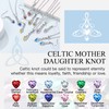 Hypoallergenic Earrings Celtic Knot, Amethyst Dangling Earrings, February Birthstone Earrings,