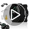 Motorcycle Watch Handlebar, Bicycle Watch for Handlebars with Light Function,